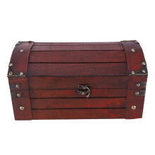 Vintage Holz-Schmuckaufbewahrungsbox 30x15x15cm Handgefertigte Retro-Box
