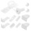 1Set Smooth White Pom Roller Blind Replacement Parts DIY Curtain Tool 4