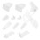 1Set Smooth White Pom Roller Blind Replacement Parts DIY Curtain Tool 6