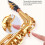 Suporte universal para microfone de saxofone com braçadeira para saxofone 3