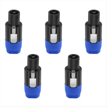 5 stuks 4-pins NL4FC-luidsprekerconnectorplug voor NL4FX NLT4X NL2FC B