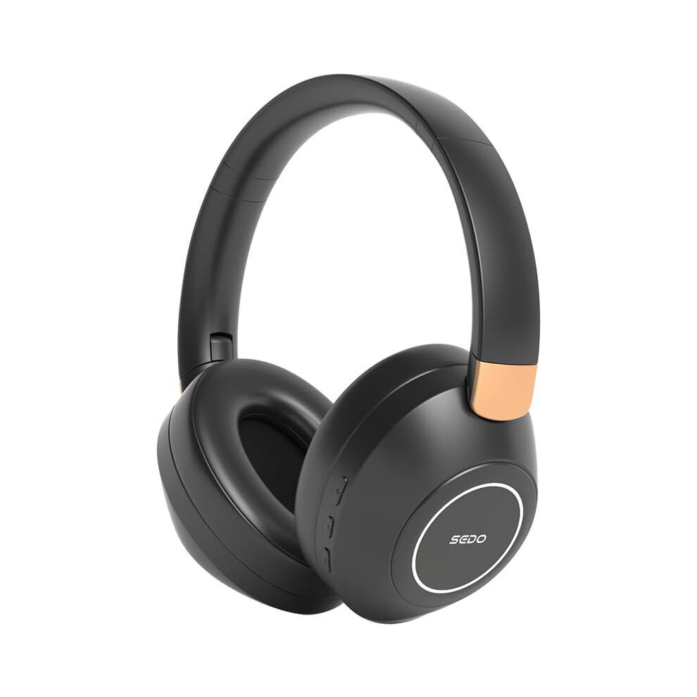 Bluetooth V5.2 Over Ear Headphones, 50H Playtime, Foldable Lightweight Hifi Stereo With Deep Bass For Travel And Home Office, Black 9084446904253