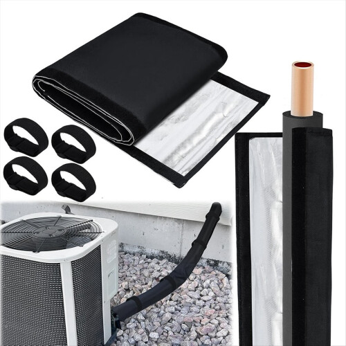 3 Layers HVAC Copper Pipe Insulation Cover Protector 1
