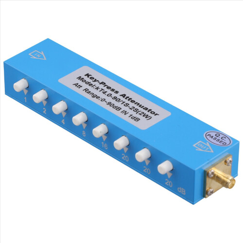 SMA justerbar dæmper signaldæmper 0-90dB 2W DC-4G 1