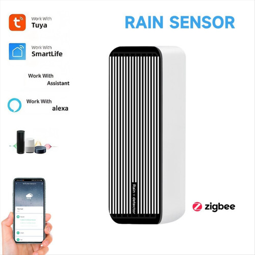 Tuya ZigBee Smart Regnsensor 2-i-1 Regnvannsoversvømmelsesdetektor 1