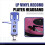 Βάση κεφαλής για πικάπ HiFi DJ LP Universal HiFi DJ, κράμα αλουμινίου, μπλε 4