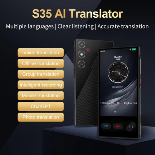 AI Language Translator Support ChatGPT Voice Instant Two-Way 2
