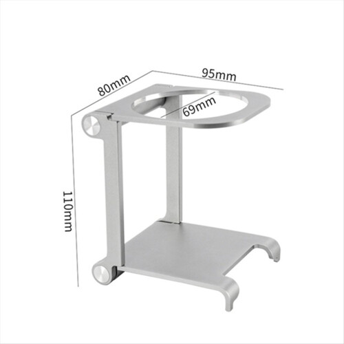 2 stk. foldbar kaffedråbeholder i aluminiumslegering 2