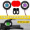 Motorcykel Dekorative Lys 3D Dynamisk Devil Eye LED Eftermonteringssæt 2