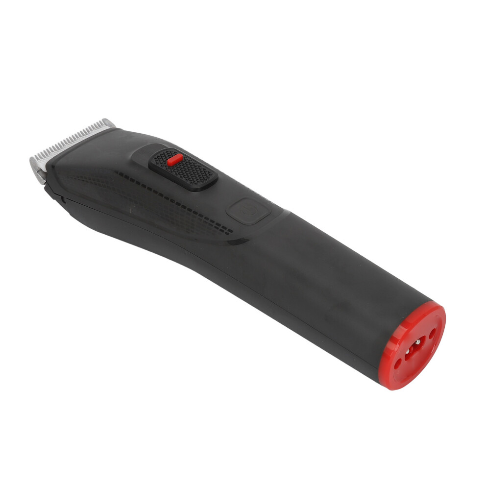 Black Electric Hair Clipper Usb Rechargeable Trimmer 1500Mah With 2 Guide Combs