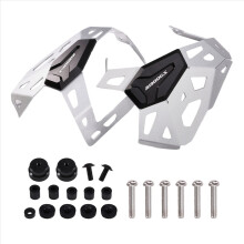 Voor R1300GS 2023-24 Motorbescherming Zilver+Zwart