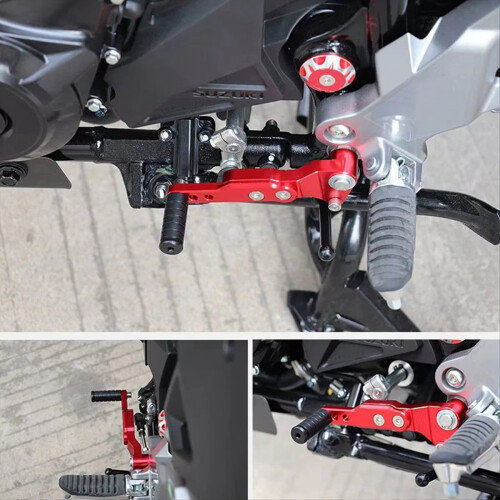 Leva del cambio per moto in alluminio CNC regolabile per A 2