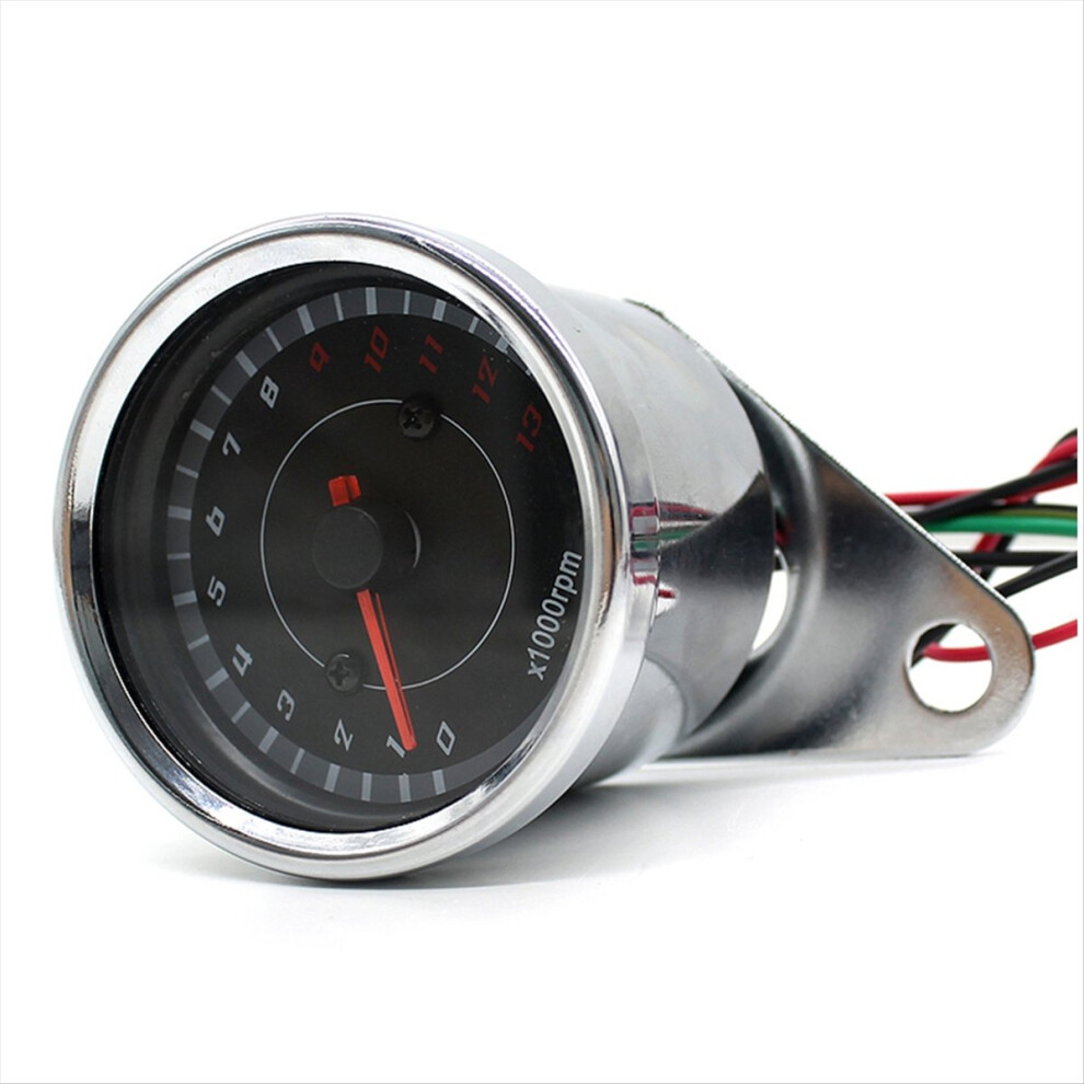 Dc 12V Motorcycle Tachometer With Led Backlight 1000Rpm Blue 4853673875569