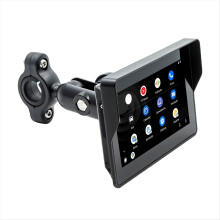 Hordozható vezeték nélküli motorkerékpár Carplay és Android Auto képernyő
