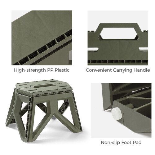 Folding Step Stool for Kids and Adults Non-slip 2