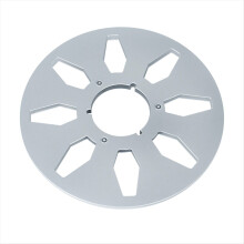 Lege tape-spoel aluminiumlegering tape-recorder accessoires zilver