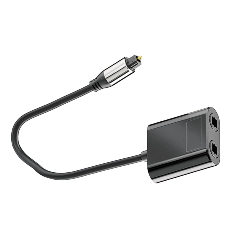 Audio Splitter Optical Fiber Connector For Cd Quality Sound, Durable Design, Compatible With Surround Sound Systems 9016109853295