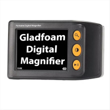 Digitale Videolupe 3,5 Zoll LCD 2-25x Zoom Schwarz