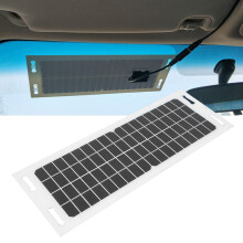Flexible Monocrystalline Car Solar Charger 18V 5W with 3m Cable