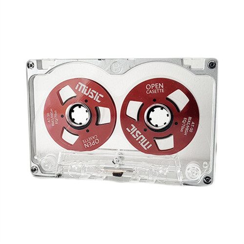 50 Minute Retro Blank Tape Disk Double-Sided Metal Small Open Disk