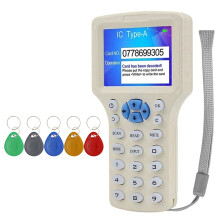 RFID NFC Smart Card Reader+5XT5577 Nøglering RFID Duplikator 125K