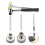 120 sets 15 mm metalen drukknopenset 5