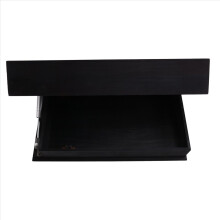 Flip Design-hylle med hemmelig rom, moderne dekorasjon, svart