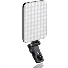 Luce per selfie, 60 LED 2200mAh ricaricabile per telefono cellulare, 7 modalità
