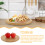 Khaki Bamboo Rotatable Spice Bottle Rack Household Organizer 9