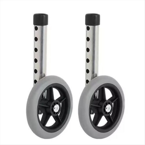 Roue de déambulateur, roues de rechange 5 pouces, roues pour déambulateurs