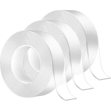 3m x 3cm x 2mm Multi-purpose Transparent Reusable Nano Tape for Carpet, Party, Photo Wall, Poster, Kitchen