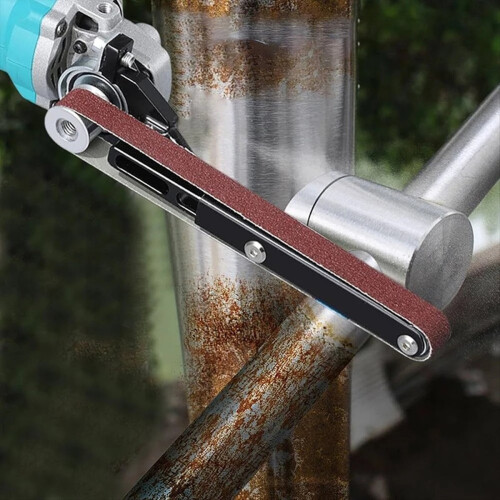 Belt Sander Adapter for Angle Grinder Pipe Tube Bracket 2
