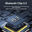 Y1 Cască de motocicletă Bluetooth 5.3 Interfon stereo wireless 5