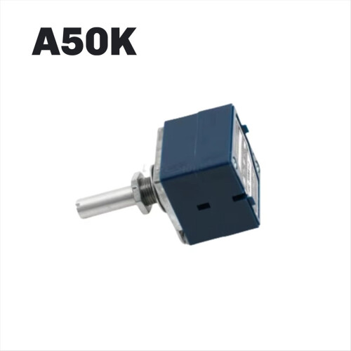 RK27 Potentiometer 25mm Knap A50K 1