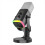 RGB Gaming MIC USB/XLR Dynamisk Mikrofon med Støjreduktion, Sort 1