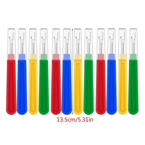 12Pcs Large Size Seam Rippers with Long Handle Sewing Seam 2