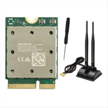 Adaptador QCNCM865 WiFi7 Tri Band 2.4G/5G/6Ghz 5800M BT5.4 M.2 Win10/11