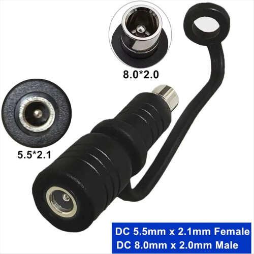 Adaptér DC 5,5x2,1 (samice) na 8,0x2,0 (samec), napájecí konektor (samec) 1