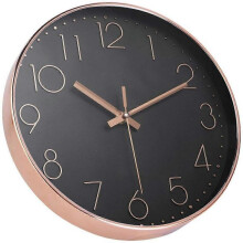 Wall Clock Silent Non Ticking Quality Quartz, Round Easy To Read for Home Office School Clock Plastic Silent Wall Clock