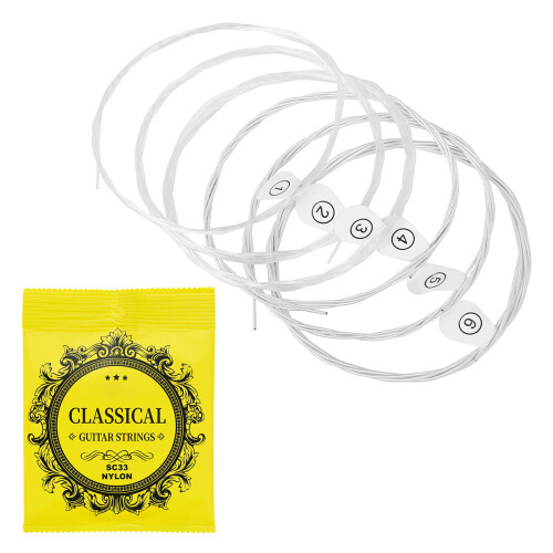 6Pcs .028-.043 Acoustics Guitar Nylon Strings Musical Instrument