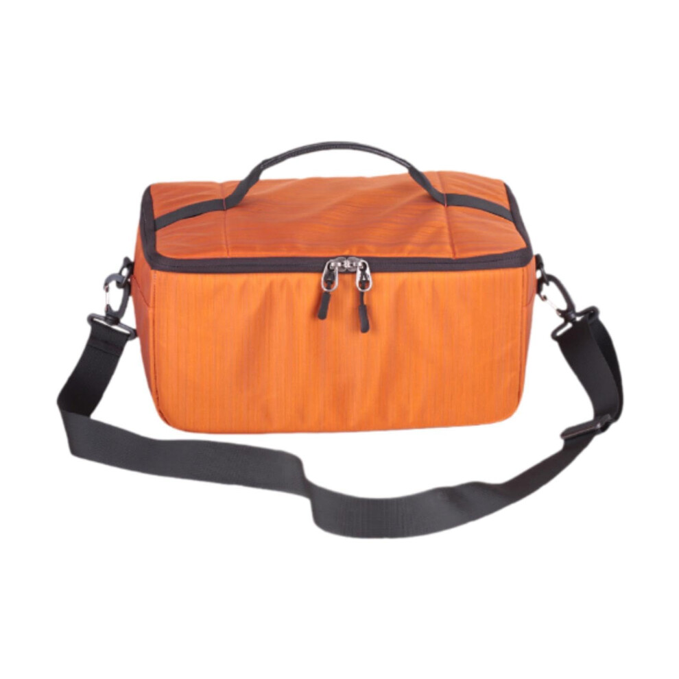 Camera Sling Bag Waterproof Crossbody Photography Bag With Removable Shoulder Strap And Lens Pouch For Travel, Orange 9084446905380