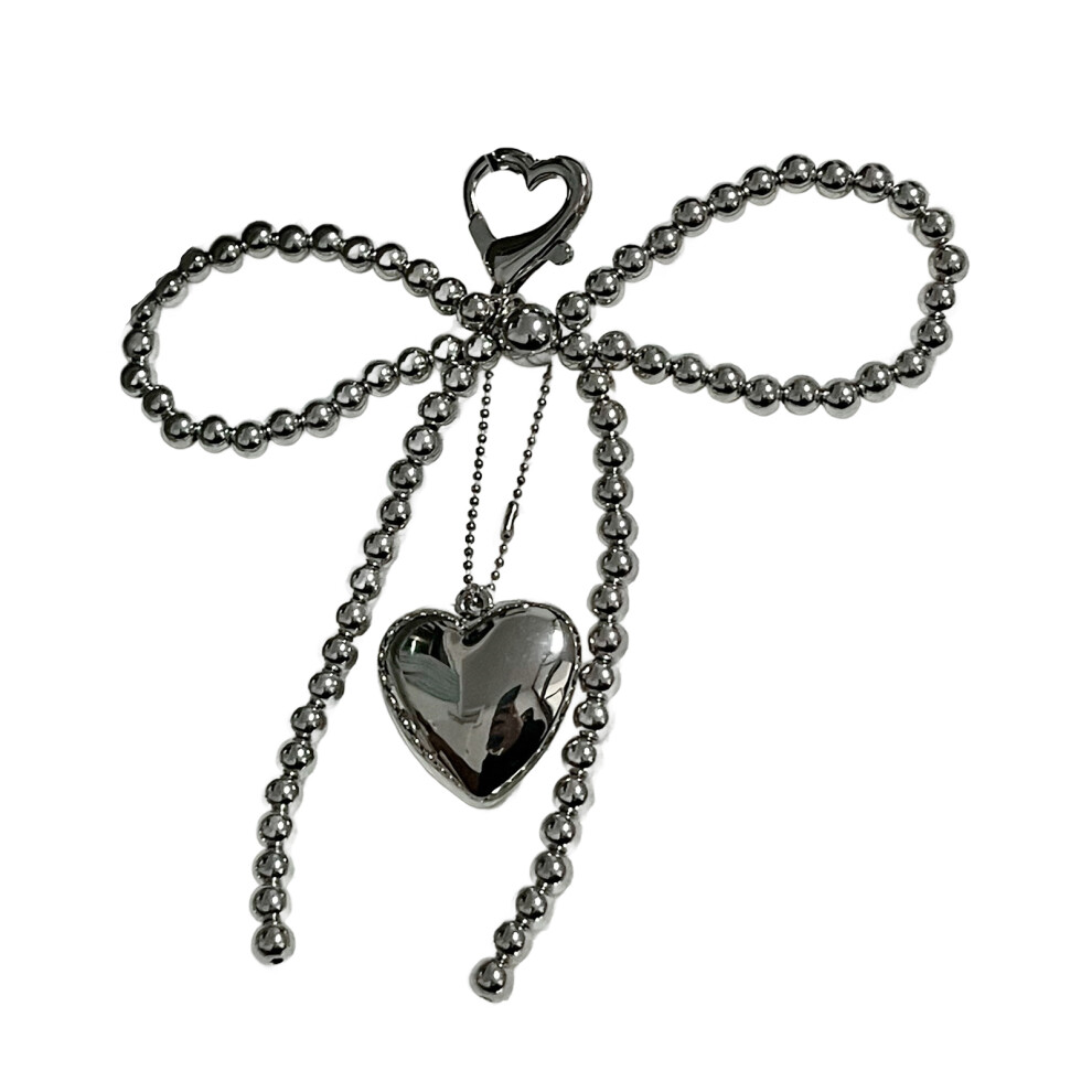 Cellphone Strap Bead Heart Bowknot Pendant Phone Charm Ornament 7751000048181