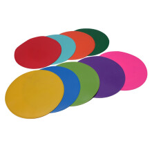 9Pcs Round Spots Markers Flat Field Cones for Training Speed