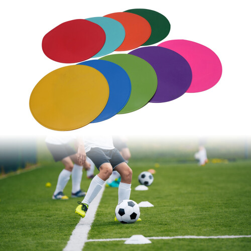 9Pcs Round Spots Markers Flat Field Cones for Training Speed 1