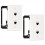 Zestaw 2 puszek ściennych Ethernet, 2-portowa puszki ścienne 1