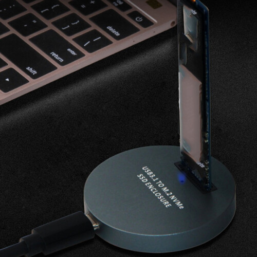 NVMe til USB-dockingstation, til M.2 (M-nøgle) SSD 2