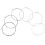 6Pcs .010 - .046 High Carbon Steel Core Strings for Electric 7