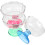 3Pcs As Plastic Footed Ice Cream Dessert Bowls Assorted Colors 11