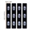 Strisce luminose a LED RGB per interni auto USB da 4 pezzi 4