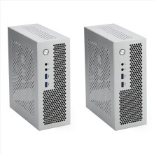 Θήκη υπολογιστή A09 HTPC Mini ITX USB3.0, ασημί